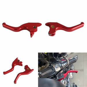 CNC Shorty Brake Clutch Levers For Harley VRSCAW VRSCAWA VRSCDX VRSCF MUSCLE '06-'17 V-Rod Models W/ OEM Hydraulic Clutch - pazoma