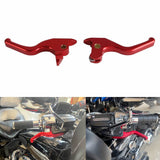 CNC Shorty Hand Control Lever Kit Brake Clutch Levers For Harley Touring Road Street Glide Special Ultra FLTRX FLHX S 2014-2016 - pazoma