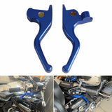 CNC Shorty Hand Control Lever Kit Brake Clutch Levers For Harley Touring Road Street Glide Special Ultra FLTRX FLHX S 2014-2016 - pazoma