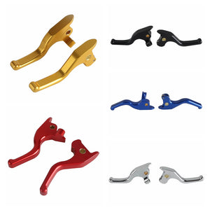 CNC Shorty Hand Control Lever Kit Brake Clutch Levers For Harley Touring Road Street Glide Special Ultra FLTRX FLHX S 2014-2016 - pazoma