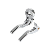 1999-2000 Harley Dyna FXR2 FXR3 FXR4 CVO/SE CNC Shorty Easier Pull Clutch & Brake Lever Combo Set - pazoma