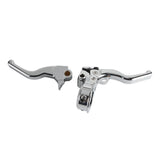 CNC Shorty Easier Pull Clutch & Brake Lever Combo Set For Harley Touring Electra Road Glide Street Glide Road King 1996-2007 - pazoma