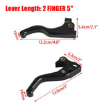 CNC Shorty Hand Control Lever Kit Brake Clutch Levers For Harley Sportster Custom Forty-Eight Iron XL883 XL1200 2014-2022 - pazoma