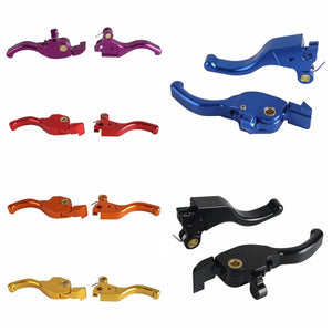 CNC Shorty Hand Control Lever Kit Brake Clutch Levers For Harley Touring Street Glide CVO Ultra FLHX FLHXSE FLHXU 2023-2025 - pazoma