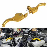 CNC Shorty Hand Control Lever Kit Brake Clutch Levers For Harley Touring Street Glide CVO Ultra FLHX FLHXSE FLHXU 2023-2025 - pazoma