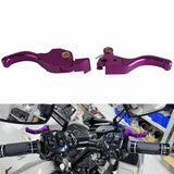 CNC Shorty Hand Control Lever Kit Brake Clutch Levers For Harley Touring Street Glide CVO Ultra FLHX FLHXSE FLHXU 2023-2025 - pazoma