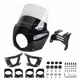 Baja Designs LP6 LED Light Bracket Mount Kit w/Headlight Fairing For Harley Softail M8 Fat Bob 114 FXFB FXFBS 2018-2024 - pazoma