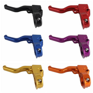 CNC Shorty Easier Pull Clutch Lever Hand Control Levers Kit For Harley-Davidson Dyna 1996-2017 Clutch Cabled Models - pazoma