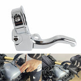 CNC Shorty Easy Pull Clutch Lever Kit For Harley Softail Fat Boy Breakout Low Rider Street Bob Slim 96-24 Clutch Cabled Models - pazoma