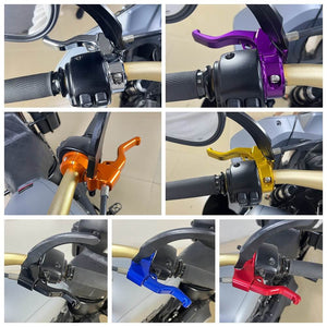 CNC Shorty Easy Pull Clutch Lever Kit For Harley Softail Fat Boy Breakout Low Rider Street Bob Slim 96-24 Clutch Cabled Models - pazoma