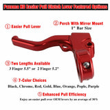 Easier Pull Clutch & Brake Lever Combo fits Harley Softail Low Rider FXBR FLFB FXLRST FXBB FLHCS FXST FLS FLSB FLDE '15 & Up - pazoma