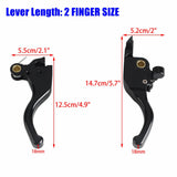 CNC Shorty Hand Control Lever Kit Brake Clutch Levers For Harley Touring Road Glide ST CVO FLTRX FLTRXSE FLTRXSTSE 2023-2025 - pazoma