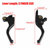 CNC Shorty Hand Control Lever Kit Brake Clutch Levers For Harley Touring Street Glide Road Glide ST CVO 2023-2025 - pazoma