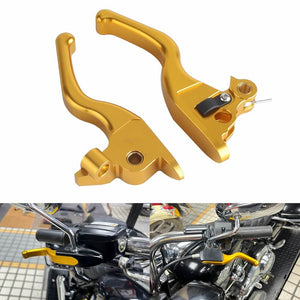 CNC Shorty Hand Control Lever Kit Brake Clutch Levers For Harley Touring Street Road Glide ST Road King Special 2021-2024 - pazoma