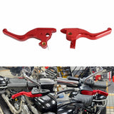 CNC Shorty Hand Control Lever Kit Brake Clutch Levers For Harley Touring Street Road Glide ST Road King Special 2021-2024 - pazoma