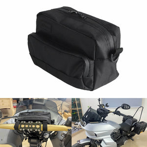 Club Style Utility Molle Traveller Bar Handlebar T-Bar Bag Handle Bags For Harley Dyna Street Bob FXBB Softail Sportster Tool Pouch Trunk Storage Bag - pazoma