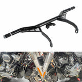 Front Highway Engine Guard Crash Bar Frame Slider Flat-Out Bar For Harley Touring Road King Road Glide Electra Street Glide FLHR FLHT 2014-24 - pazoma