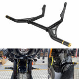 Front Highway Engine Guard Crash Bar Rear Saddlebag Guards Frame Slider For Harley Softail Low Rider ST 117 FXLRST 2022-2024 - pazoma