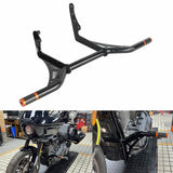 Front Highway Engine Guard Crash Bar Rear Saddlebag Guards Frame Slider For Harley Softail Low Rider ST 117 FXLRST 2022-2024 - pazoma