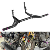 Front Highway Engine Guard Crash Bar Rear Saddlebag Guards Frame Slider For Harley Softail Low Rider ST 117 FXLRST 2022-2024 - pazoma