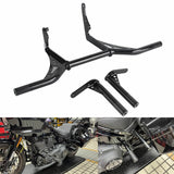 Front Highway Engine Guard Crash Bar Rear Saddlebag Guards Frame Slider For Harley Softail Low Rider ST 117 FXLRST 2022-2024 - pazoma