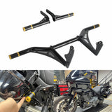 Front Highway Engine Guard Crash Bar Rear Saddlebag Guards Frame Slider For Harley Softail Low Rider ST 117 FXLRST 2022-2024 - pazoma