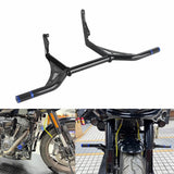 Front Highway Engine Guard Crash Bar Rear Saddlebag Guards Frame Slider For Harley Softail Low Rider ST 117 FXLRST 2022-2024 - pazoma