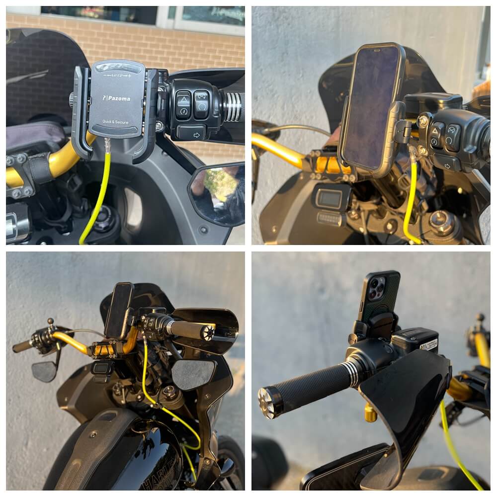 CLASSIC BIKE PHONE MOUNT - Universal 360° Rotation Motorcycle