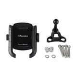 Handlebar Phone Carrier Mount Holder One-Touch Quick Lock Stand Support 360 Rotation Bracket For Harley Dyna Softail Touring Trike - pazoma