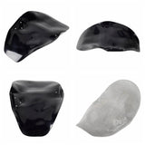 GRP FRP Glass Fibre Shorty Front Fender Rear Fender Seat Plate Chin Fairing For Harley Nightster 975 RH975 2022-2024 Black Gelcoat - pazoma