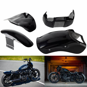 Harley-Davidson Nightster RH975 Front Fender Rear Fender Shorty Seat Plate Chin Fairing GRP Raw FRP Glass Fibre 22-later - pazoma