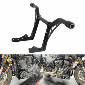 Harley '18-Up Softail Low Rider S ST FXLR FXBB FXST FXFB FXLRS/T Highway Engine Guard Crash Bar Passenger Peg Frame Slider - pazoma