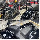 Harley Touring Road Glide King Electra Street Glide ST CVO FLHRXS FLHT FLTRXSE FLHXSE Bagger Backrests Low Profile Fixed Sissy Bar Kit 2014-2024 - pazoma