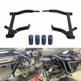 Saddlebag Tip-Over Bar Set Saddle Bag Guards Crash Bars For Harley Touring Street Glide Road Glide Road King ElectraUltra FLHT FLHX 09-2024 - pazoma