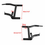 Highway Engine Guard Crash Bar Frame Slider Saddlebag Tip-Over Bar Set For Harley Touring Street Road Glide King FLHXS FLTRXS FLHRXS '14- - pazoma