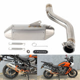 Stainless Steel Street Cannon Muffler Slip-On Pipe Exhaust System For Harley Pan America 1250 Special CVO RA1250SE RA1250S RA1250 2021-2024 - pazoma