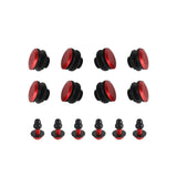 T25 Bolts Screws Bushing Inserts for Harley Memphis Shades Road Warrior Fairing Trigger-Lock Mount Kit Windscreen Hand Guards MEM7371 MEB7215 - pazoma