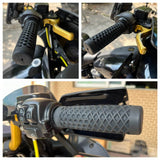 TBW Rubber Motorcycle 1 Hand Grips For Harley Touring Softail Dyna With Throttle By Wire Electronic Throttle Models 2008-2024 - pazoma