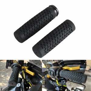 TBW Rubber Motorcycle 1 Hand Grips For Harley Touring Softail Dyna With Throttle By Wire Electronic Throttle Models 2008-2024 - pazoma