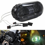Upgrade LED Front Headlight Headlamp With Amber Turn Signal and Daylight Running Light DRL For Harley Sportster S 1250 RH1250S 2021-2024