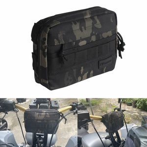 Utility Molle Bar Handlebar T-Bar Bag Handle Bags For Harley Dyna  Softail Low Rider S Street Bob FXBB Sportster Tool Pouch Storage Bag - pazoma