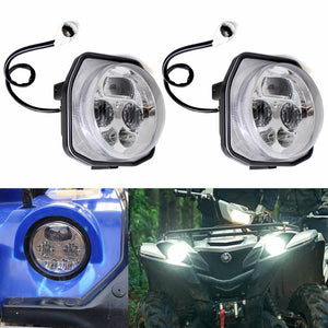 Yamaha YXZ1000R EPS SS SE SPECIAL XTR WOLVERINE X2 X4 R-SPEC HUNTER GRIZZLY EPS 4WD 700 2016-2020 LED Headlight Front Lamp - pazoma