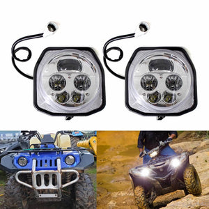 YAMAHA YXZ1000R YXZ1000 Grizzly Wolverine 2016-2020 LED Headlight Headlamp Fassy Replace OEM 2UD-84300-00-00 - pazoma