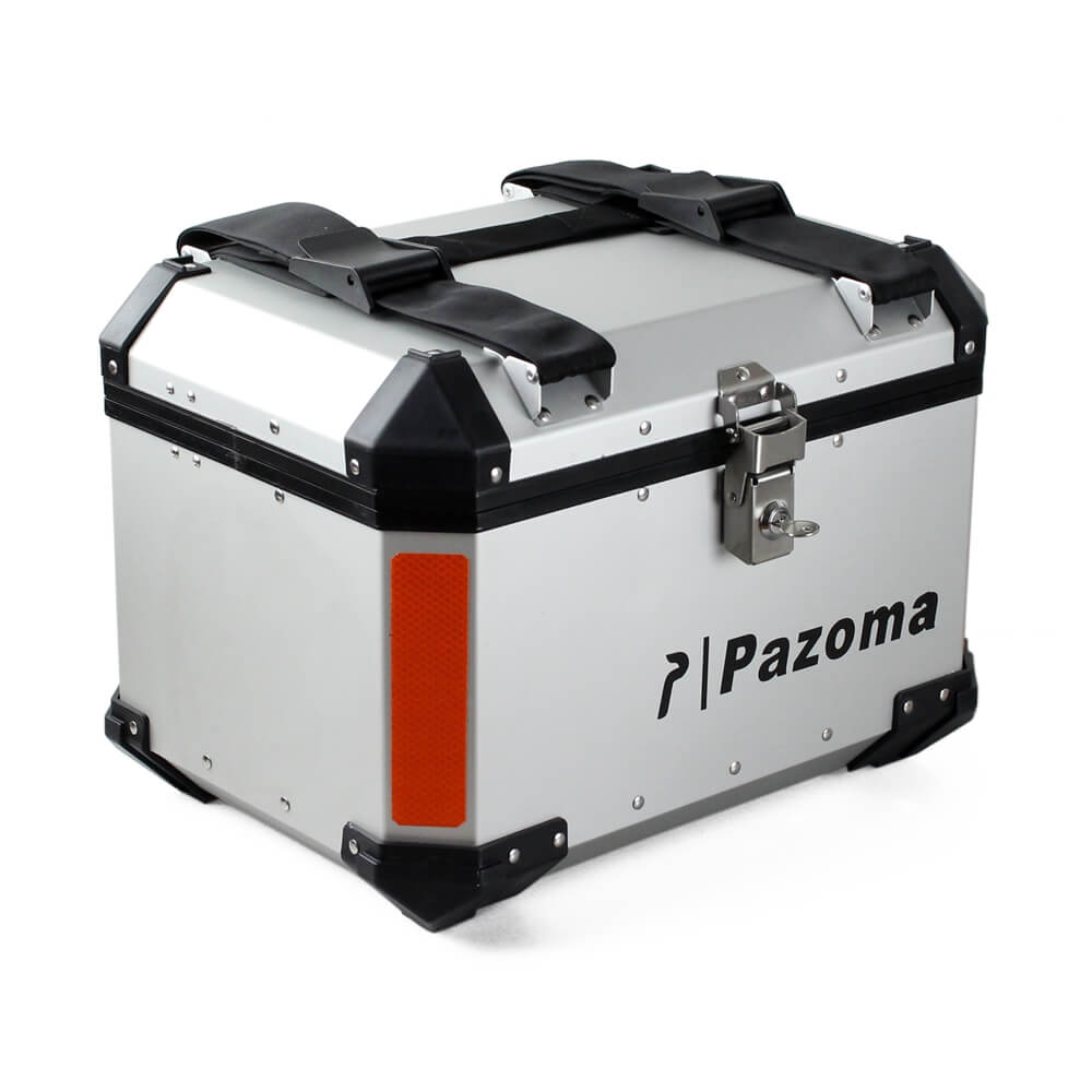 Universal Motorcycle Top Case Aluminum 45L Cargo Storage Tail Box Moto –  pazoma