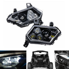 Can-Am Maverick X3 LED Front Headlights Assembly Left Right