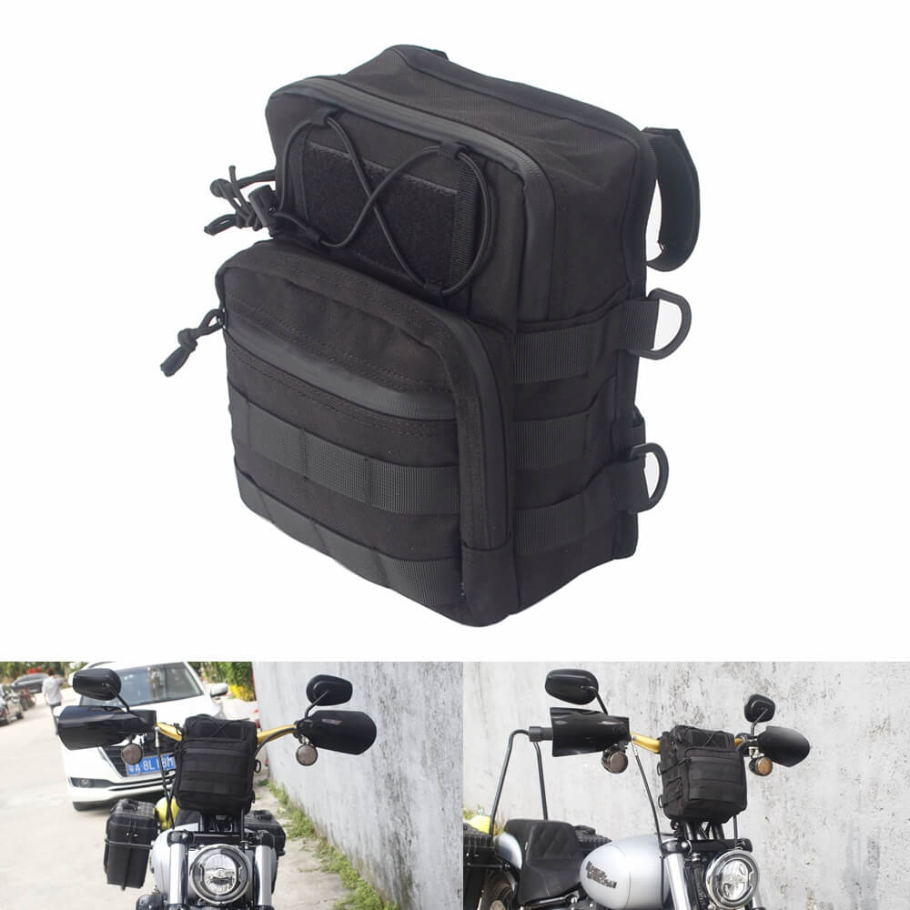Harley-Davidson Genuine Leather Chest Sling Backpack, Bar & Shield Logo -  Black