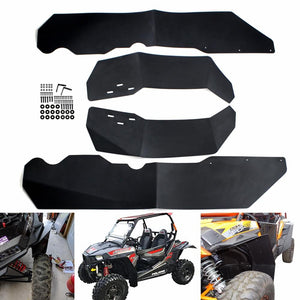 Polaris RZR XP 1000 RZR XP 4 1000 XP Turbo XP 4 Turbo 2014-2020 Extended Fender Flares Mud Flaps Front & Rear Mud Guards - pazoma