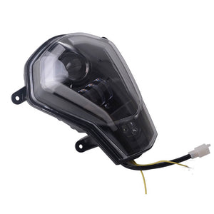 LED Front Headlight Assembly Light With Day Running Light DRL & Indicator Turn Signal For KTM Duke 125 200 250 390 2011-2016 90114001100 - pazoma