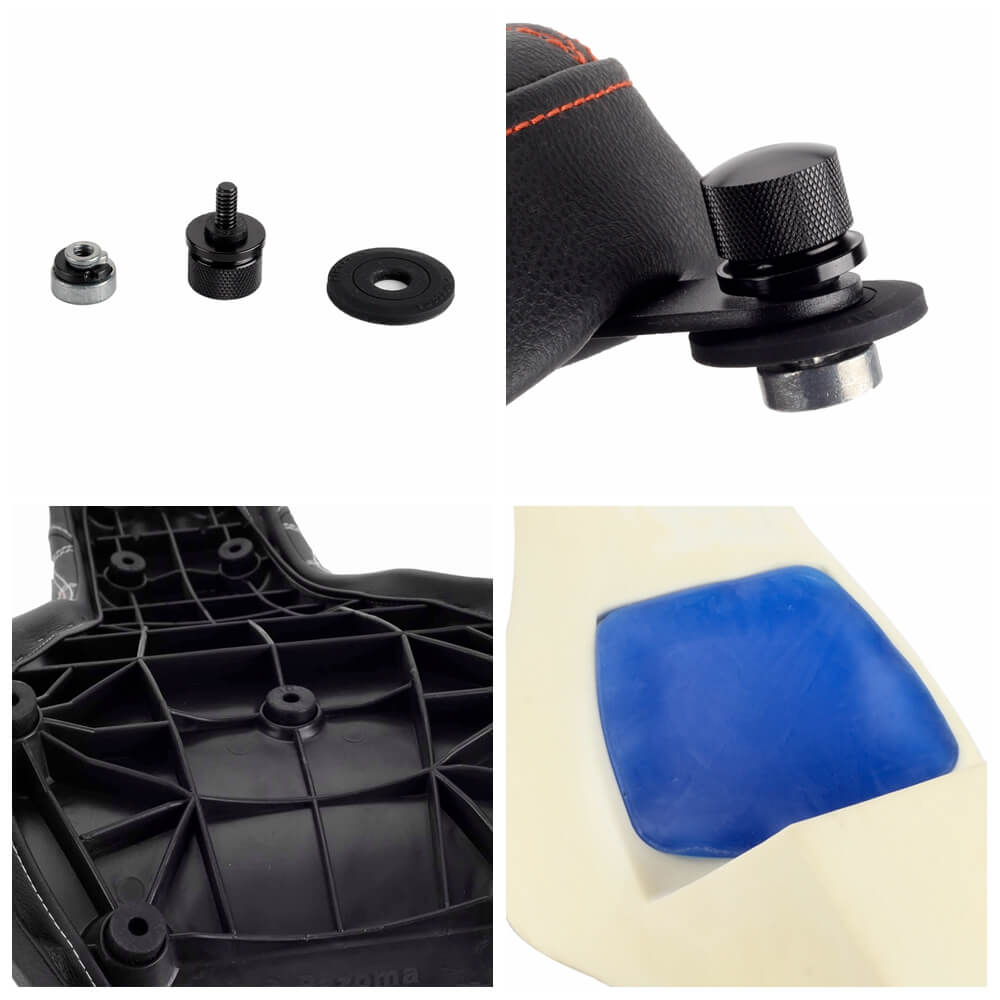 Club Style LS Step 2-Up Gel Pad Seat for Harley Davidson Softail