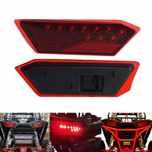 Polaris RZR LED Tail Lights Rear Tail Lamp Replacement for POLARIS 2014-2025 RZR 1000 900 XP S 4 Turbo Premium Red Smoked - pazoma